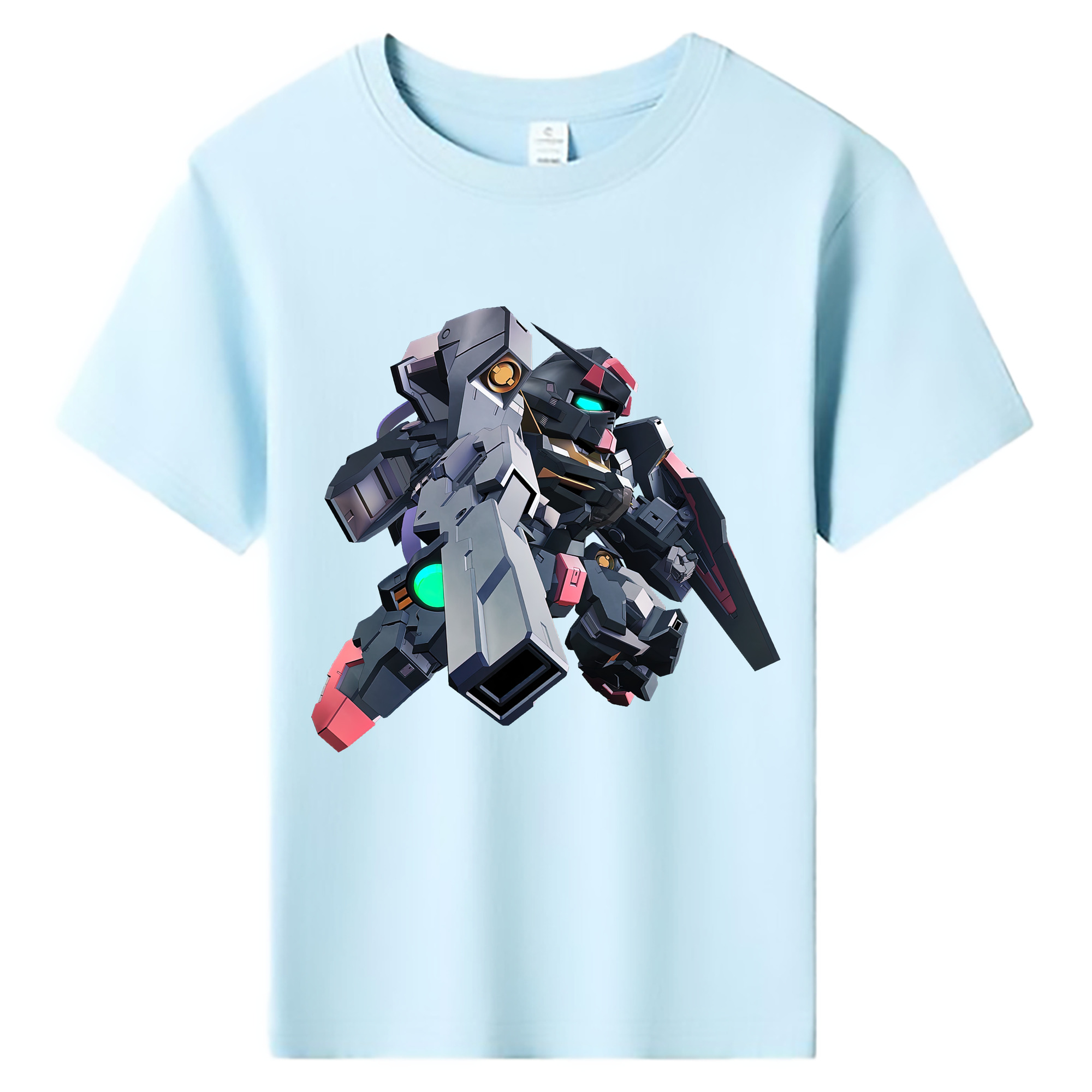 （画像用） 機動戦士ガンダム Mobile Suit Gundam 綿100％キッズTシャツ（フロントプリント）